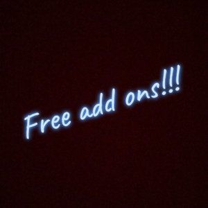 Free items with purchases!